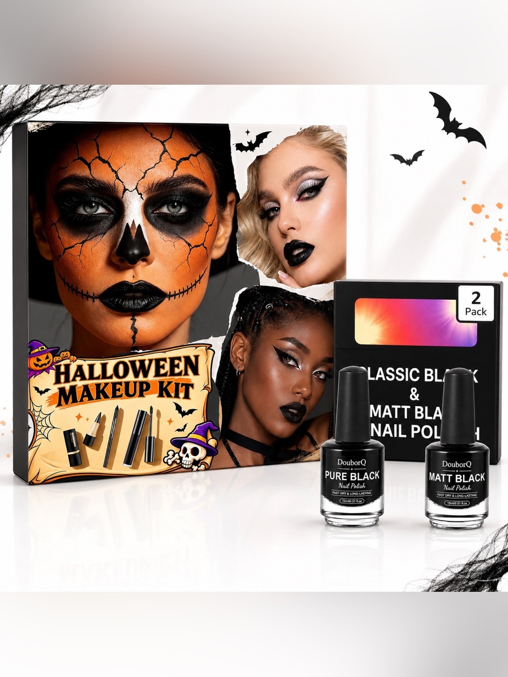 ✨ NEW 🖤 All Black Everything — Perfect Halloween Beauty Bundle! 🎃